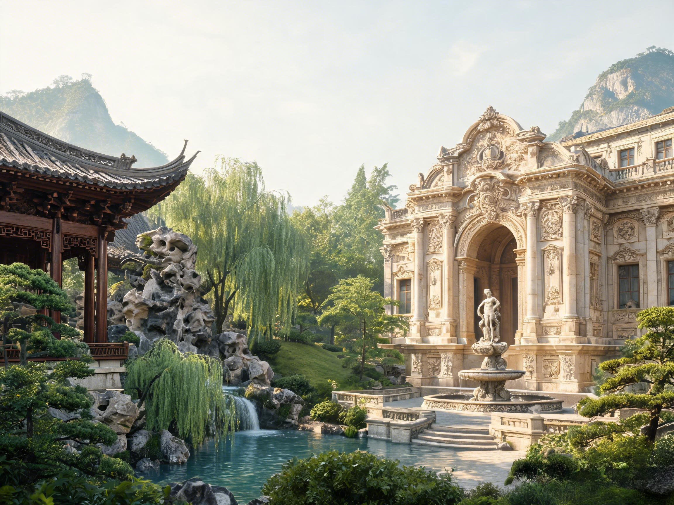圆明园中西合璧建筑