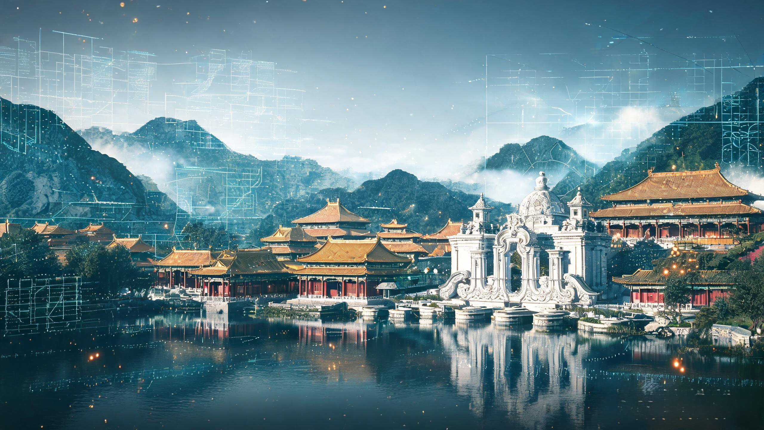 圆明园AI复原全景