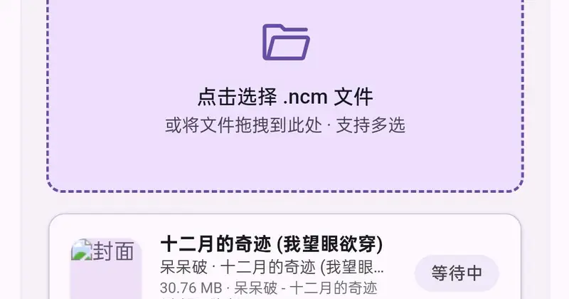 NCM 转换